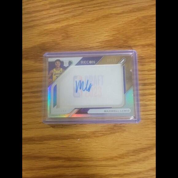 2023/24 Panini Recon Draft Night Acetate Auto Maxwell Lewis /16 FOTL SSP
